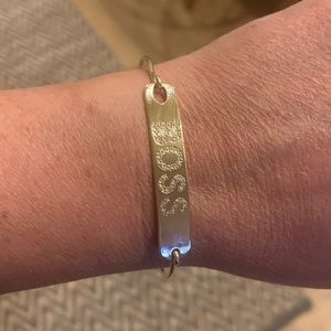 Boss Bracelet - 24k gold with diamonds